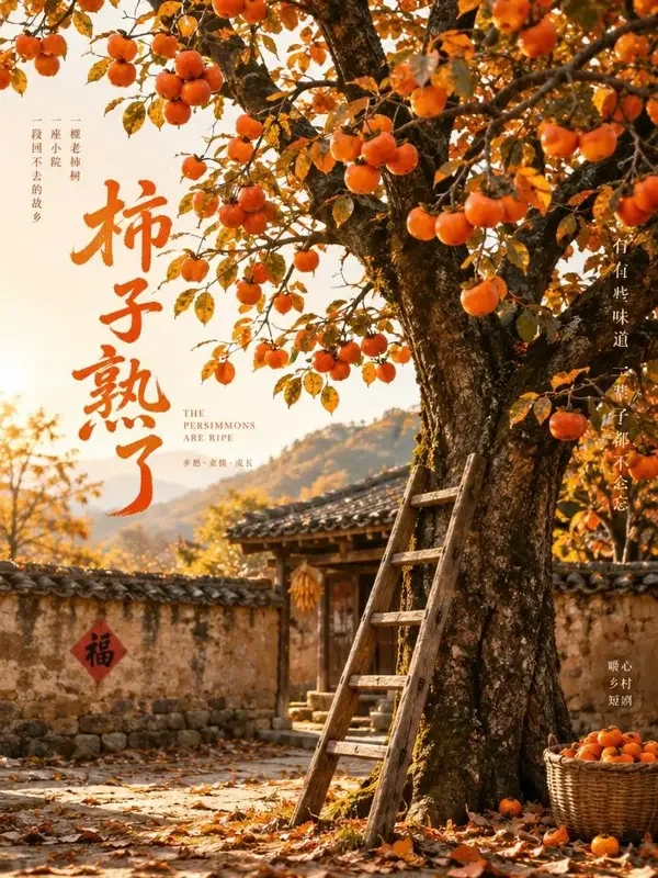 《柿子树下》- 果冻传媒官网年代记忆短剧封面