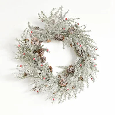 24” Pine Cone Wreath