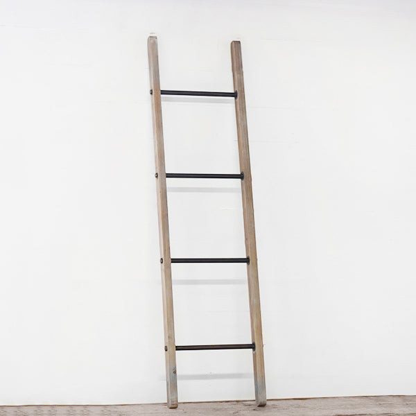 58" Wood Tin Ladder