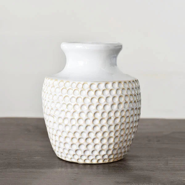 Dimple Vase 7'' Fat
